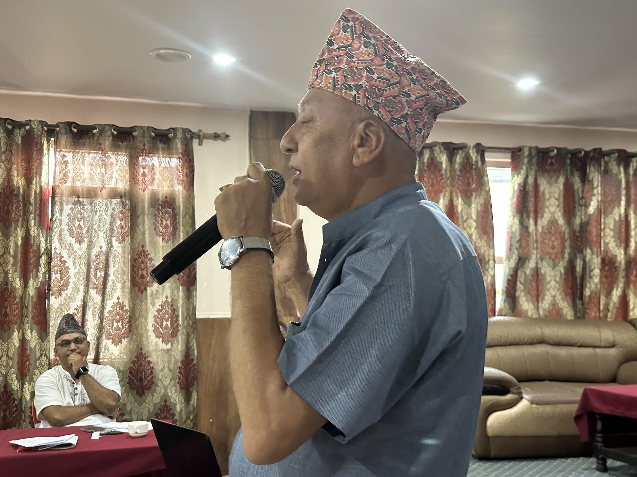 नीति र विधिको बहस अनलाइनमा होइन मूल लाइनमा गरौंः प्रचार प्रमुख राजेन्द्र गौतम 